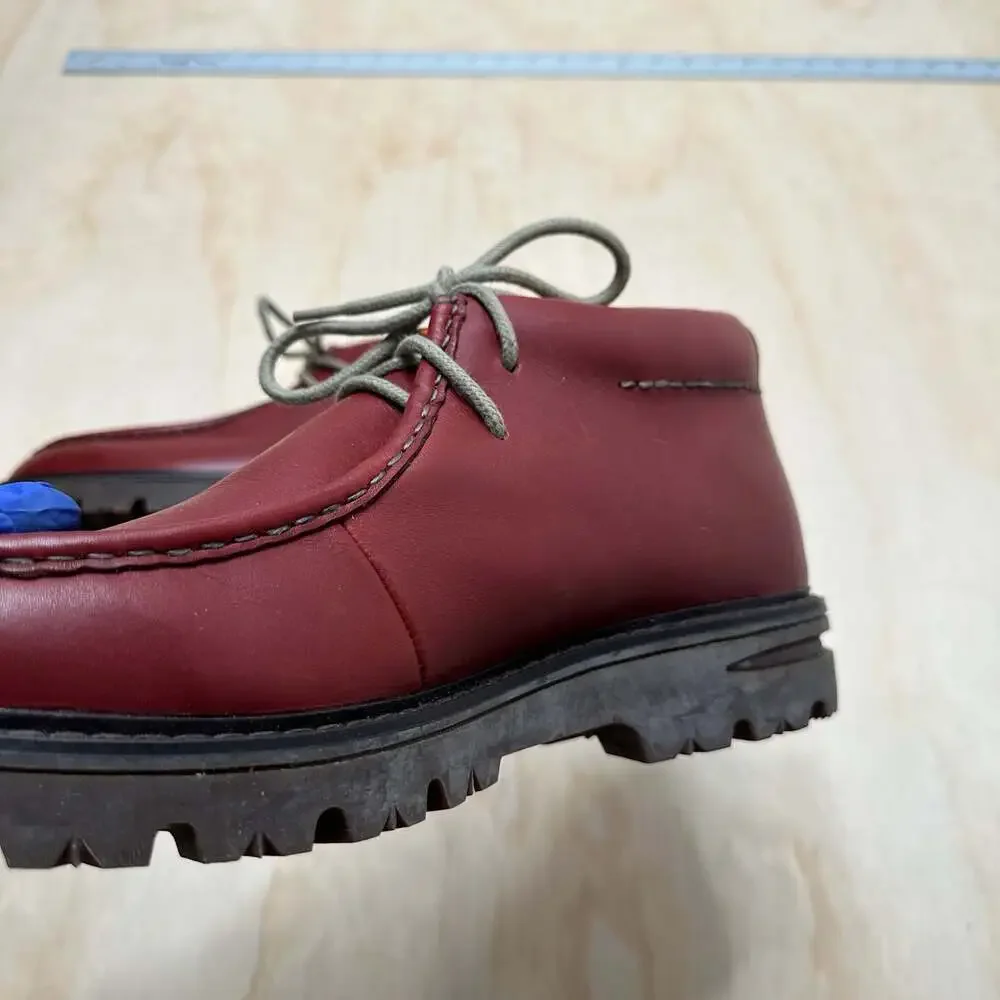 Timberland Baluster Chukka Boots Burgundy Leather Moc Toe size 13